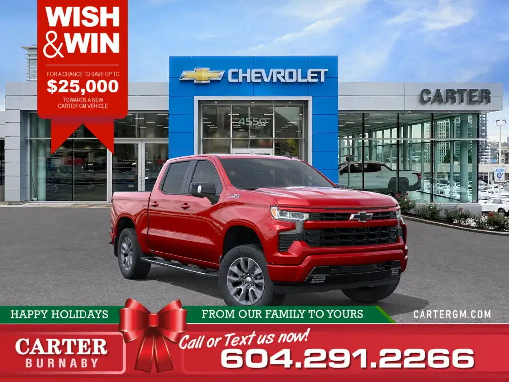 Voxcar CHEVROLET Silverado 1500 RST PICKUP TRUCK in Red, VANCOUVER