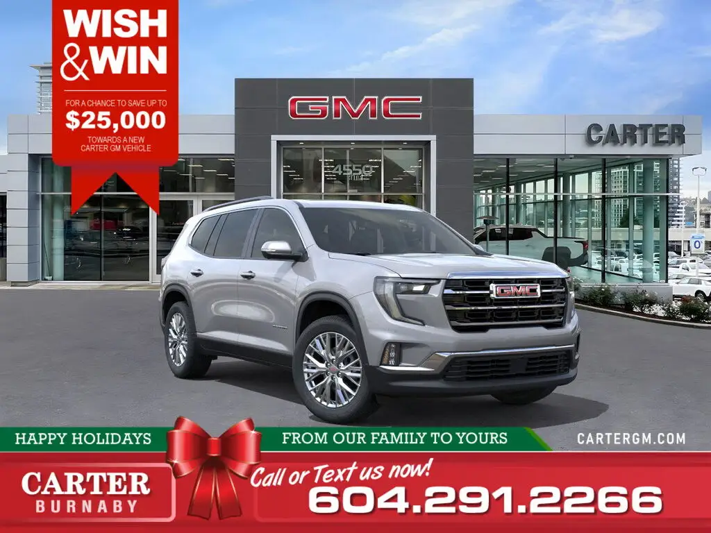 Voxcar GMC Acadia SUV in Grey, VANCOUVER