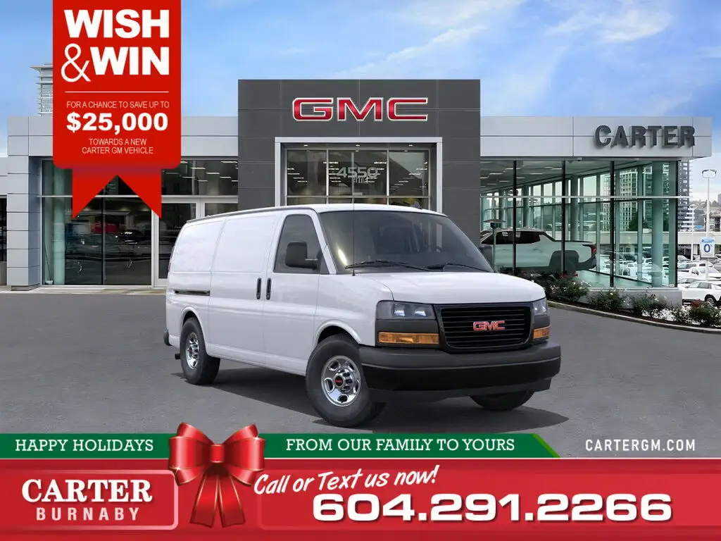 Voxcar GMC Savana Cargo Van VAN in White, VANCOUVER