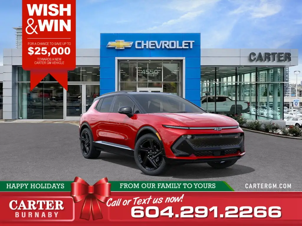 Voxcar CHEVROLET Equinox EV SUV in Red, VANCOUVER