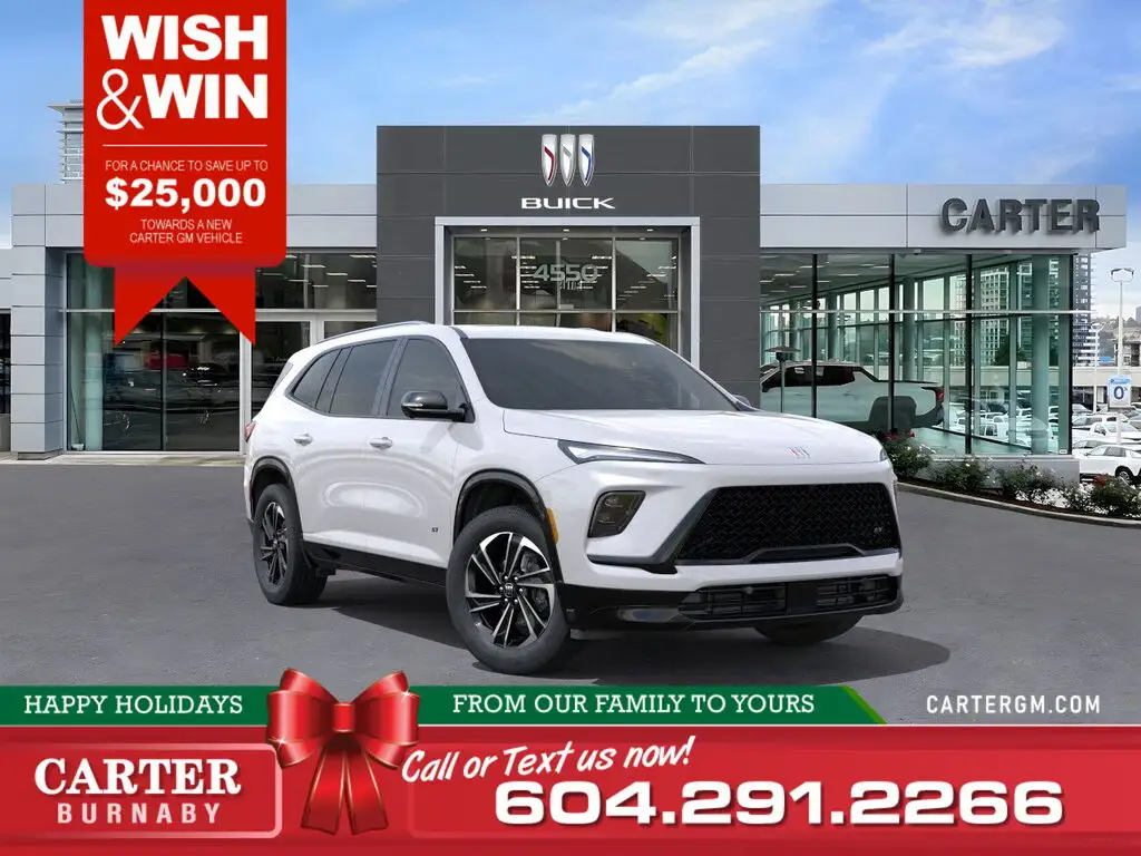 Voxcar BUICK Enclave SUV in White, VANCOUVER