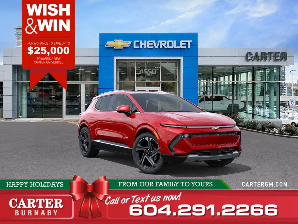 Voxcar CHEVROLET Equinox EV SUV in Red, VANCOUVER